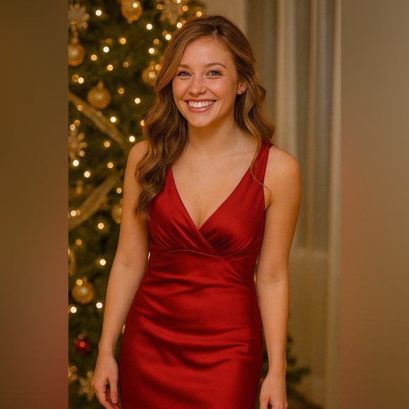 Jones New York Dresses & Skirts - Jones New York Midi Dress in Ruby Red Size 8​​​​